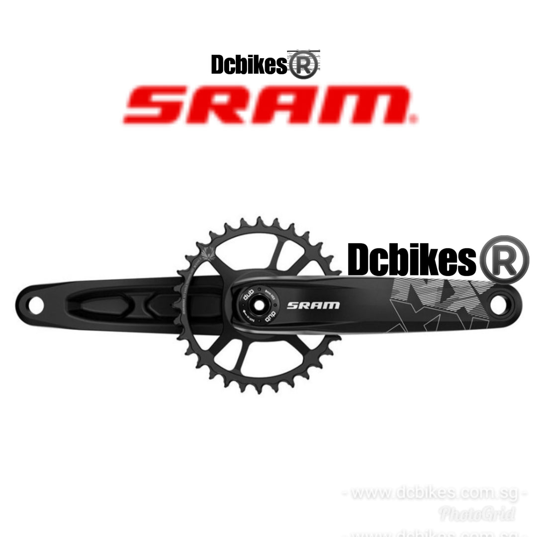SRAM DUB NX EAGLEクランクセット 170mm 32T Amazon | SRAM NX Eagle Dub Groupset - Boost Black, 175mm/32T