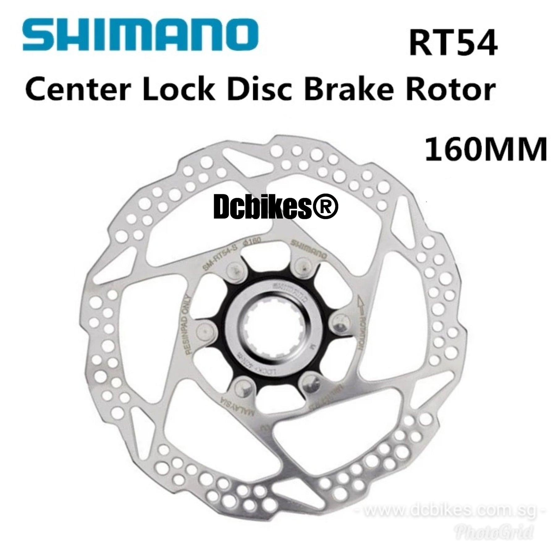 Shimano Bremsscheibe SM-RT 54 Ø180mm Center Lock