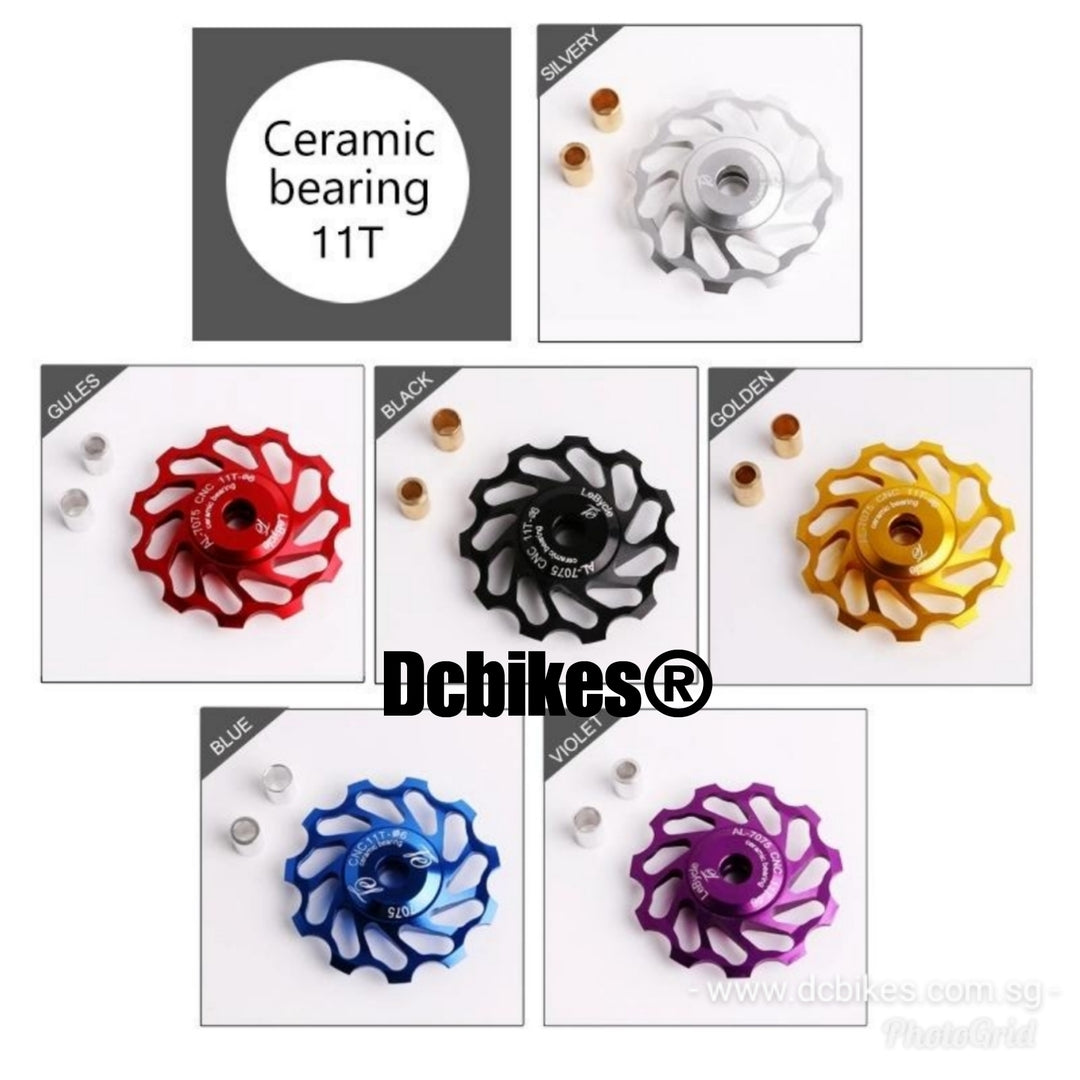 13mmゲージ　車輪　ギア　ボルスター　各種 Ceramic Bearing Jockey Wheel 11T | 13T Pulley For Rear Derailleur