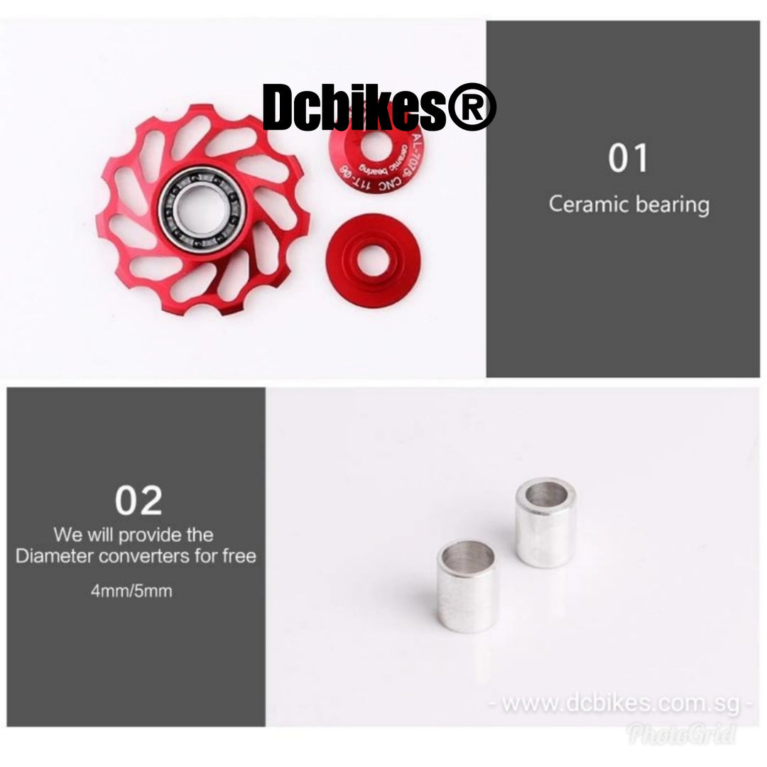 Ceramic Bearing Jockey Wheel 11T | 13T Pulley For Rear Derailleur