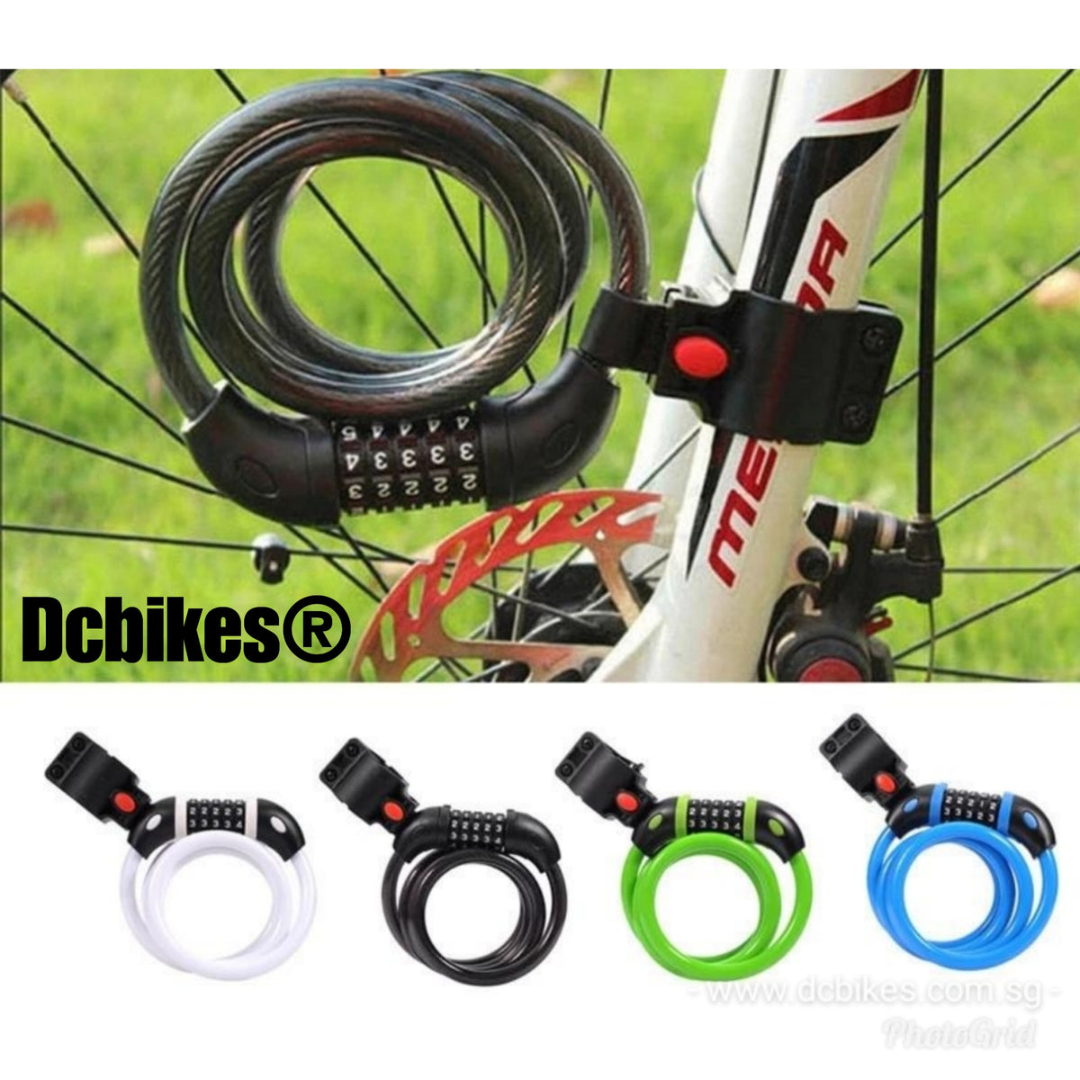 Anti Theft Bicycle Escooter 5 Number Lock – Dcbikes