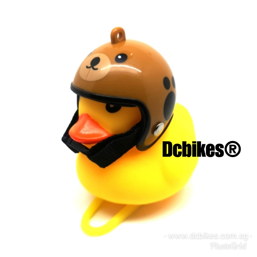 Cute Rubber Duck With Manual Bell Safety Led MTB Bicycle