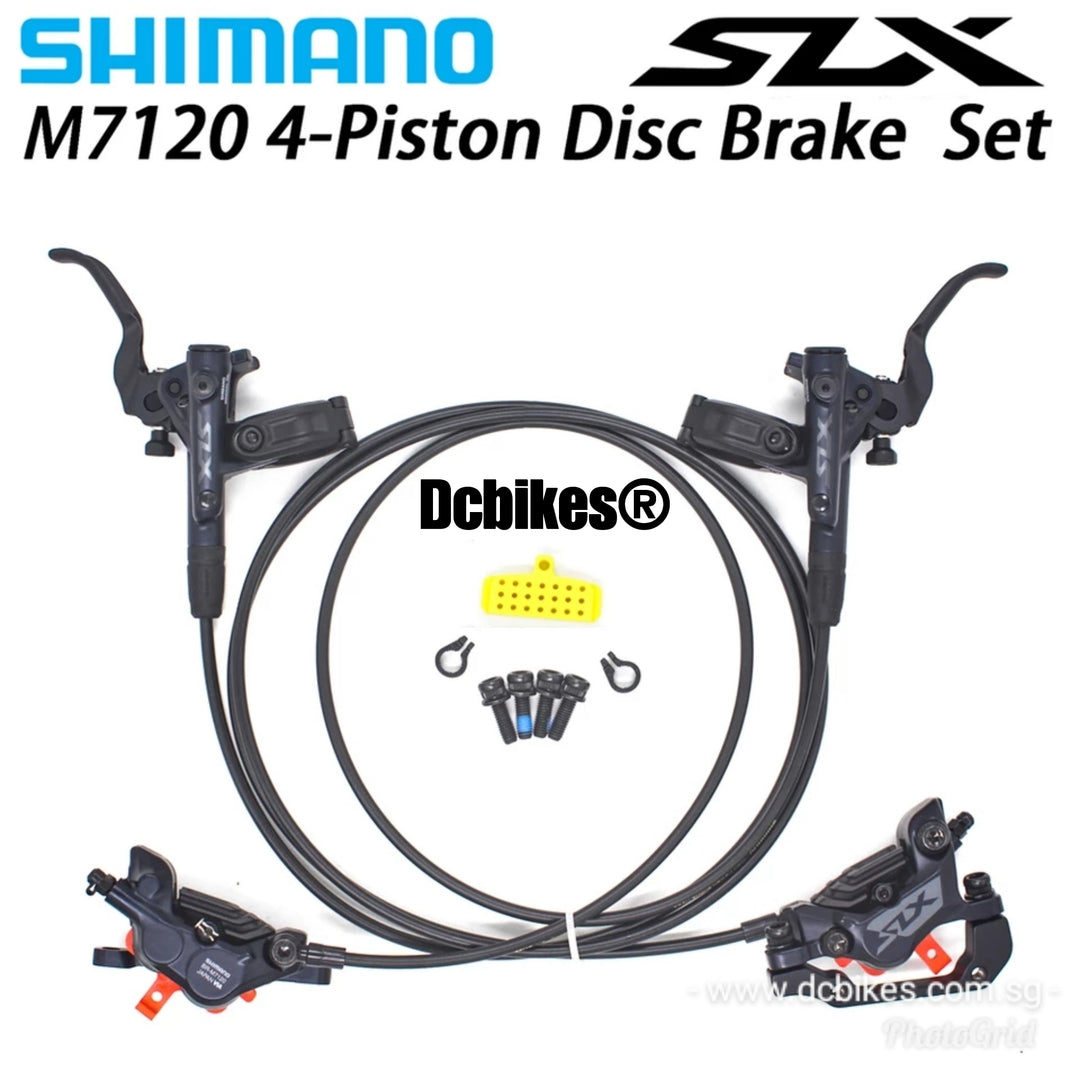 Shimano SLX BR-M7120 Pistons Hydraulic Brakeset Original Brake Pads