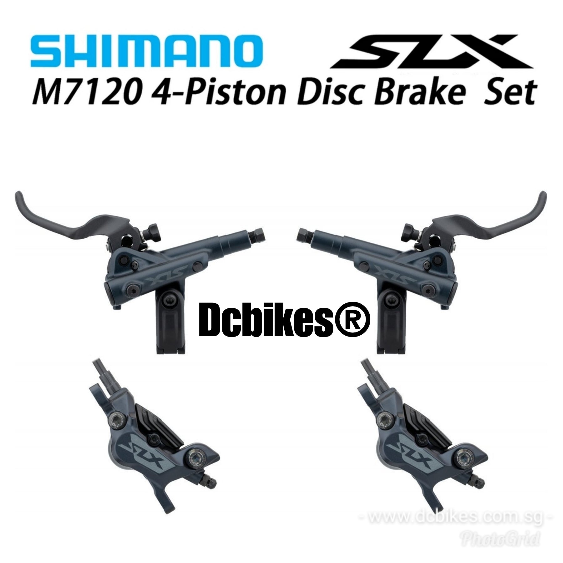 Shimano SLX BR-M7120 Disc Brake Caliper - Bike Shimano SLX BR-M7120 Disc Brake Caliper - Bike