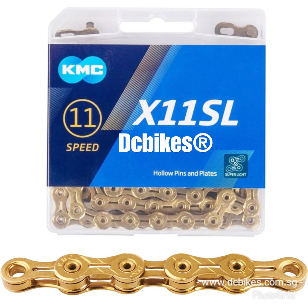 KMC X11 Gold SL Super Light 11 Speed Chain Missing Link Dcbikes