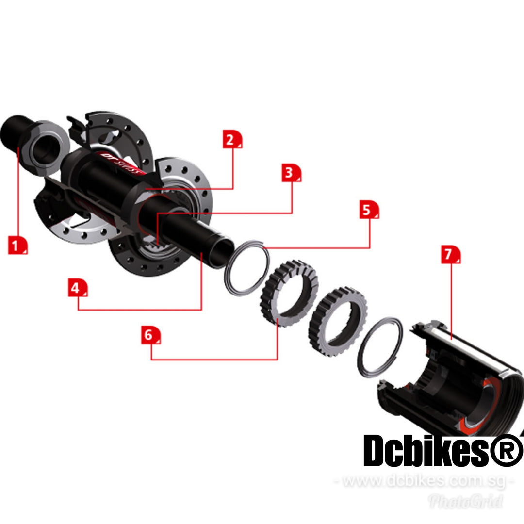18T | 36T | 54T | 60T Star Ratchet Service Kit SL For DT Hubs