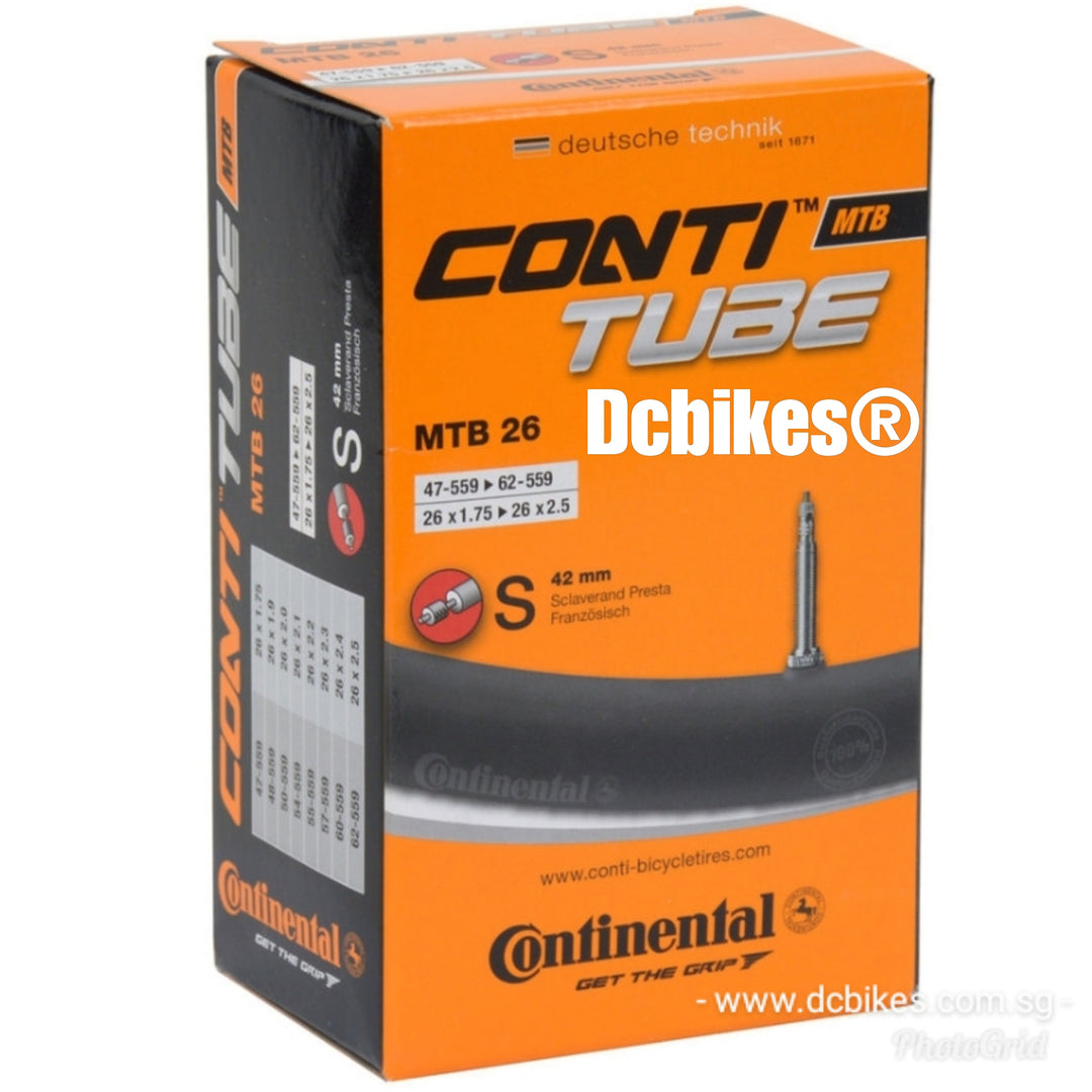 Continental 26 X Presta Schrader 42mm Valve MTB Inner