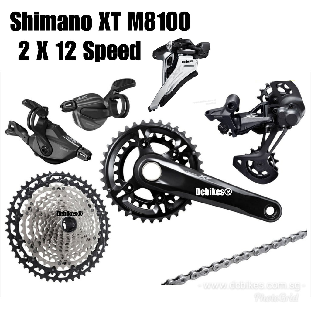 Shimano, XT M8100 X 12 Speed 10-45T Groupset - Main Image