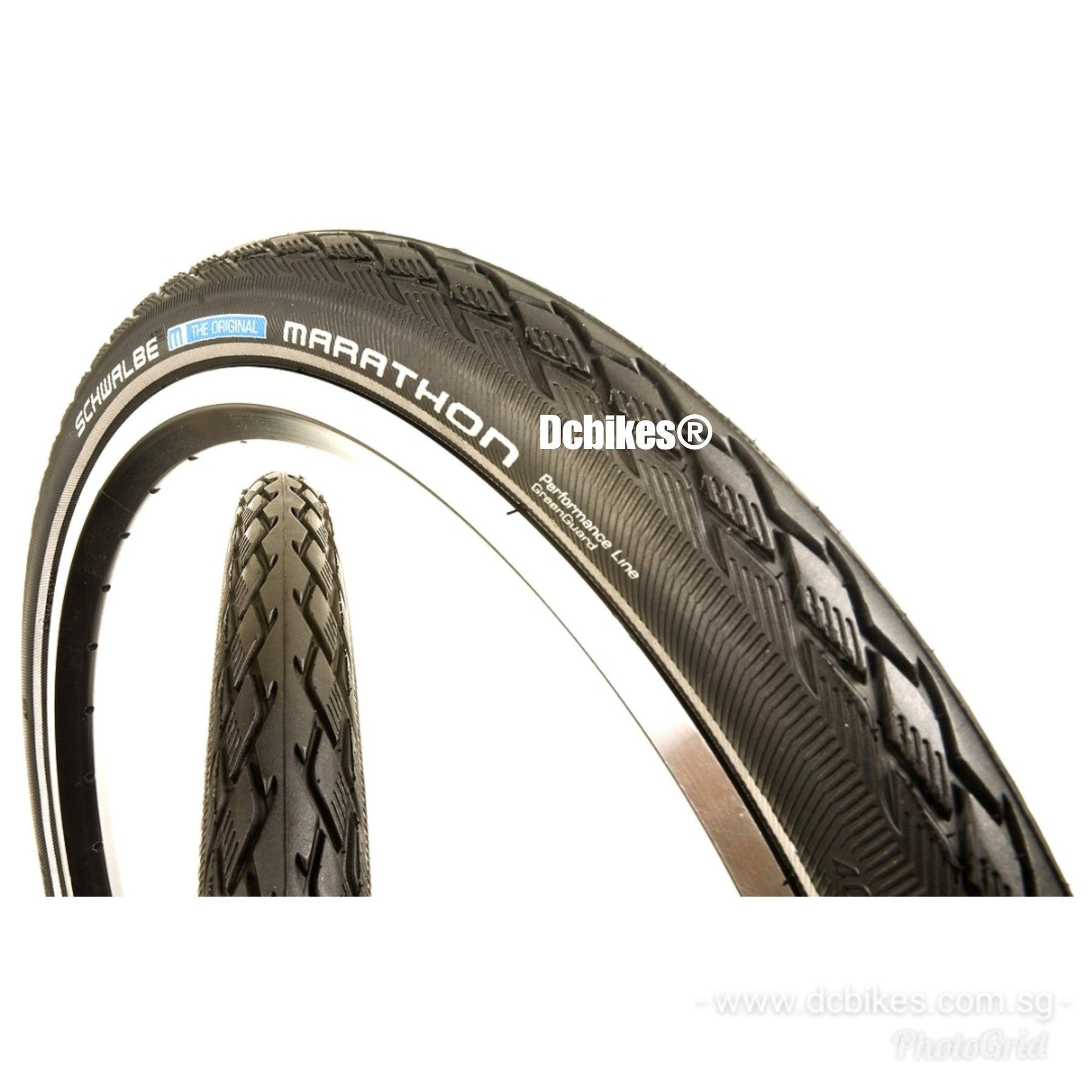 Schwalbe 20 X Marathon Twinskin Folding Bike Wired Tyres Etrto: 40-406 (2 Tires)