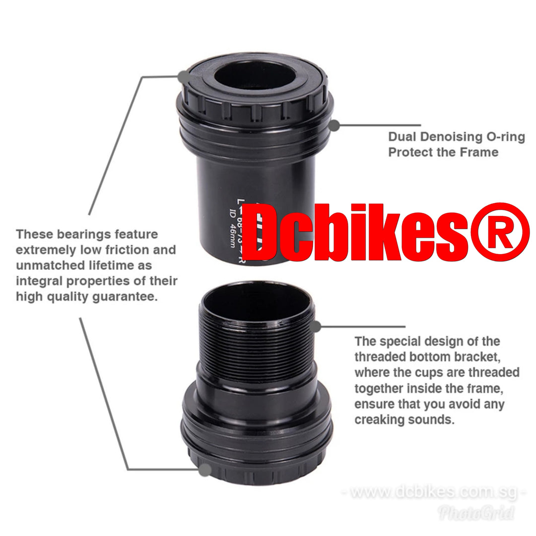 PF30 Press Fit Bottom Brackets BB For Shimano 24mm Crank – Dcbikes