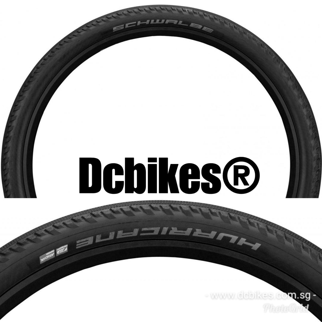 Schwalbe 29 X 2.25 2.4 Hurricane ADDIX LiteSkin Wired Tyres 2 Tires Dcbikes