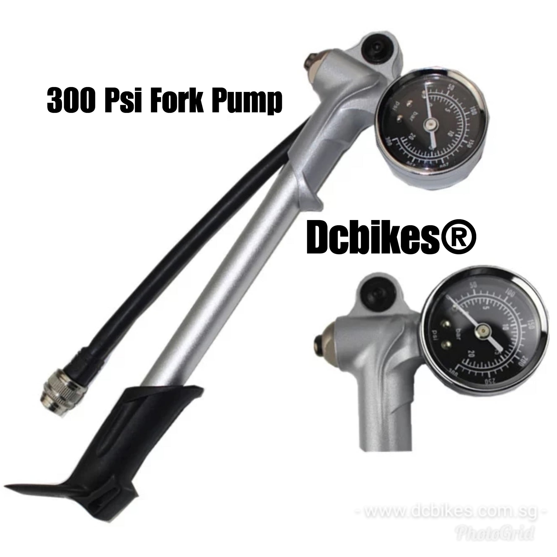 Giyo Shock Pump 300 Psi GIYO SHOCK PUMP WITH DIGITAL PRESSURE