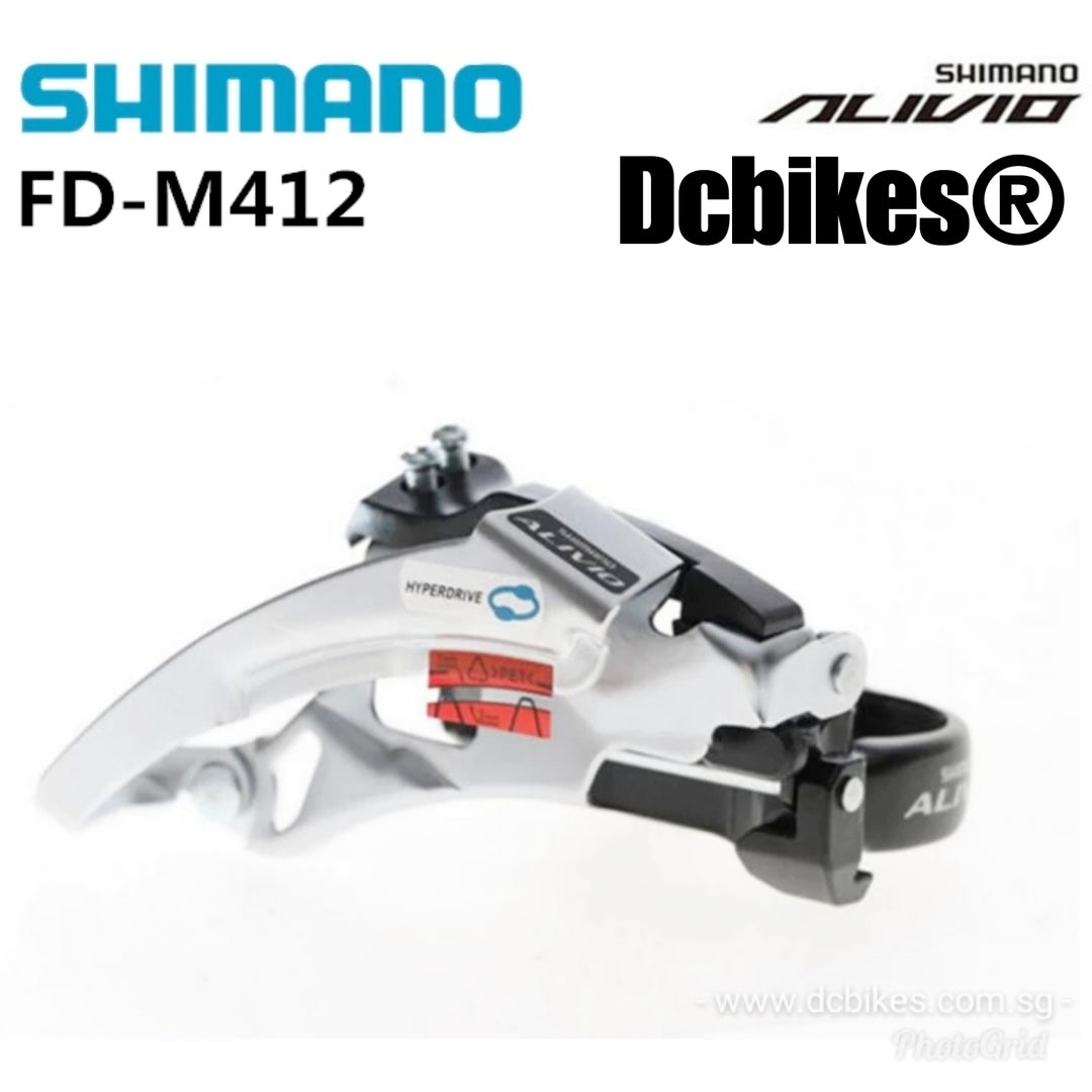 Shimano 3 Speed Alivio FD-M412 | M410 Front Derailleur Top