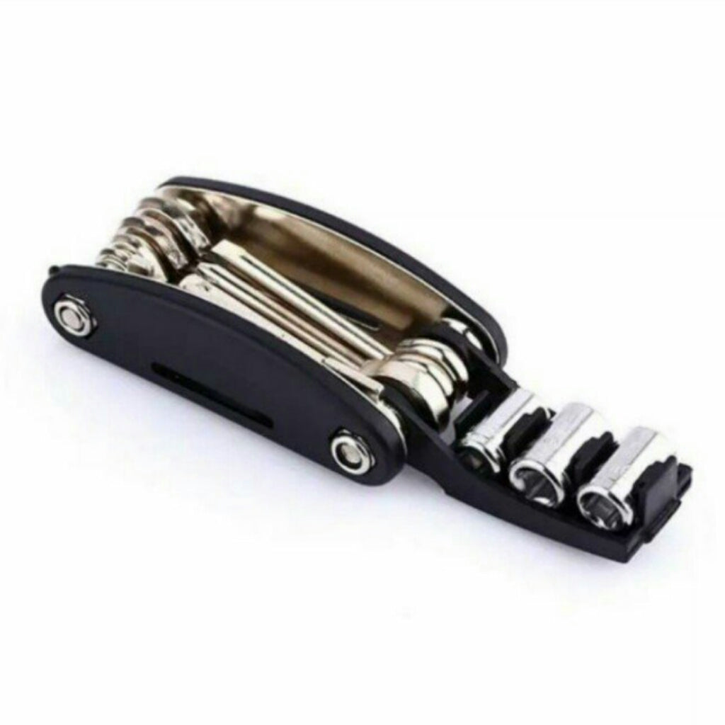 15 In 1 Pratico Bici Da Ciclismo Per Biciclette Flat Hexagon Strappo Set Steel H - Foto 2