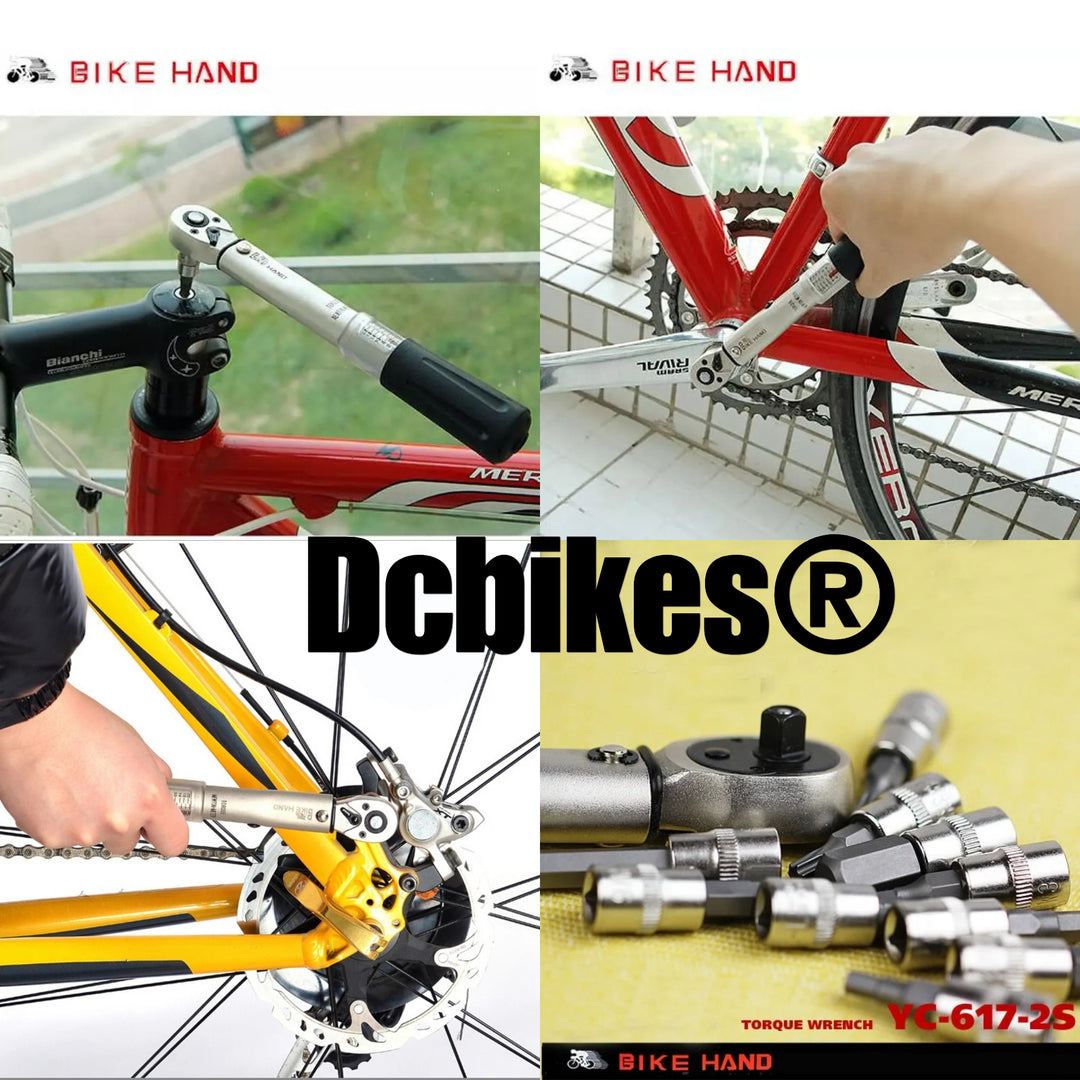Bike Hand 1/4'' MTB Road 2Nm-24Nm Pro Torque Wrench Set Tools