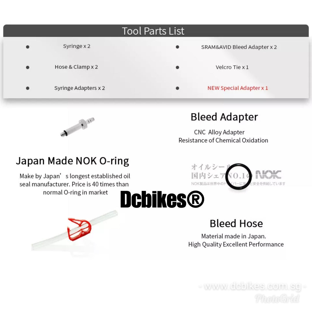 Ultimate Bleed Kit For Sram RockShox Reverb Dropper Seat Post