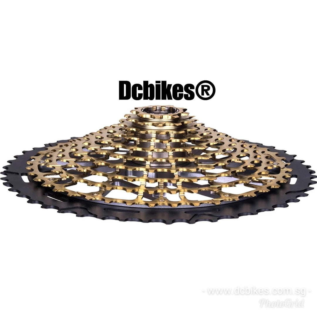 Gold Oil Slick 12 Speed 9T 50T For XD Driver Ultimate Rainbow