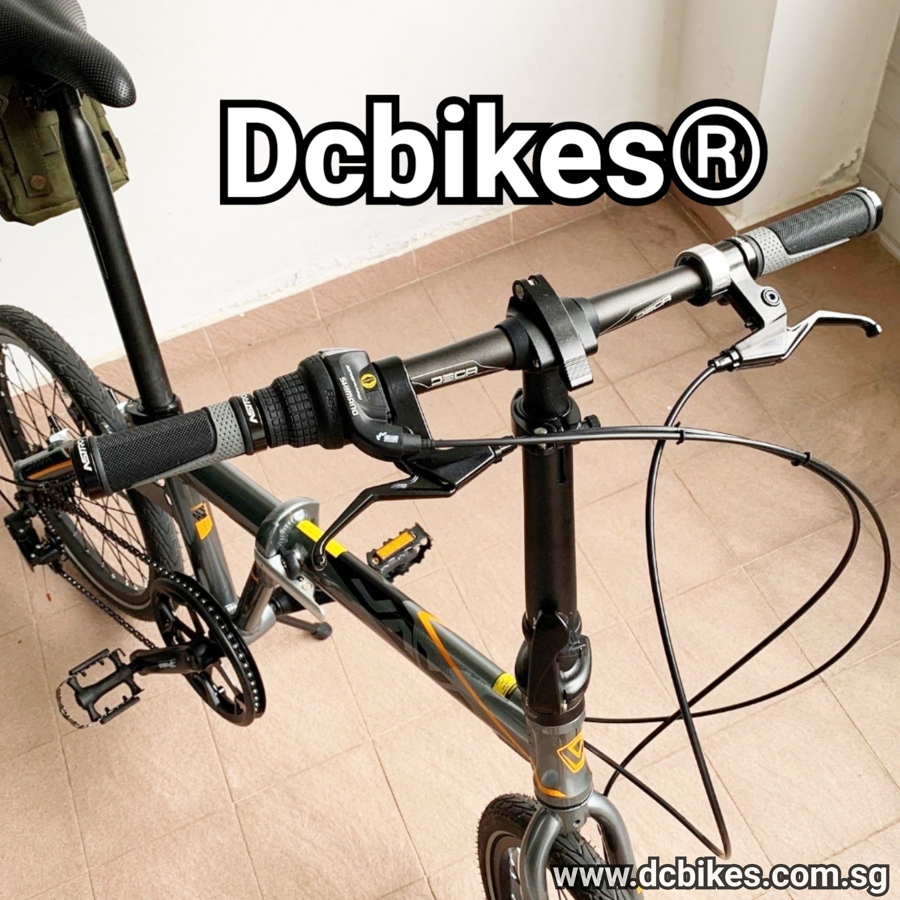 Astro 90mm X 130mm MTB Bicycle Cosmic Lock On Twist Shifter Grips