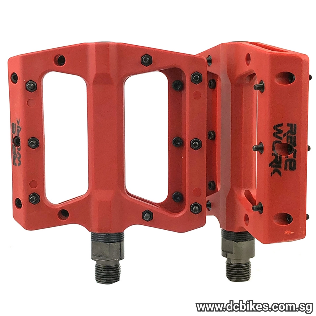 Racework Composite MTB Bicycle Flat Pedals – Dcbikes