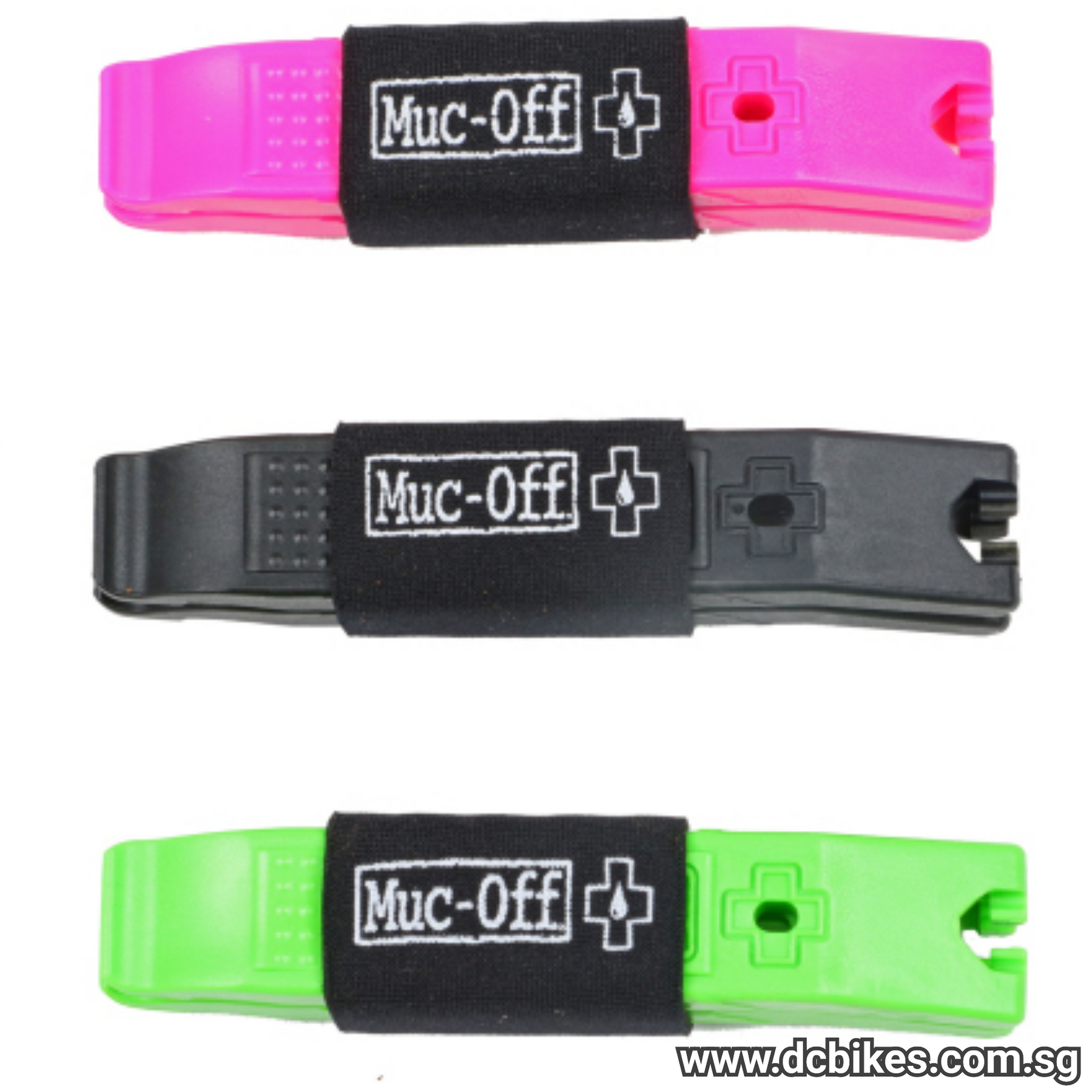 Muc Off Rim Shapes Muc Off Green | Black Rim Tyre Levers (2 Pieces) – Dcbikes