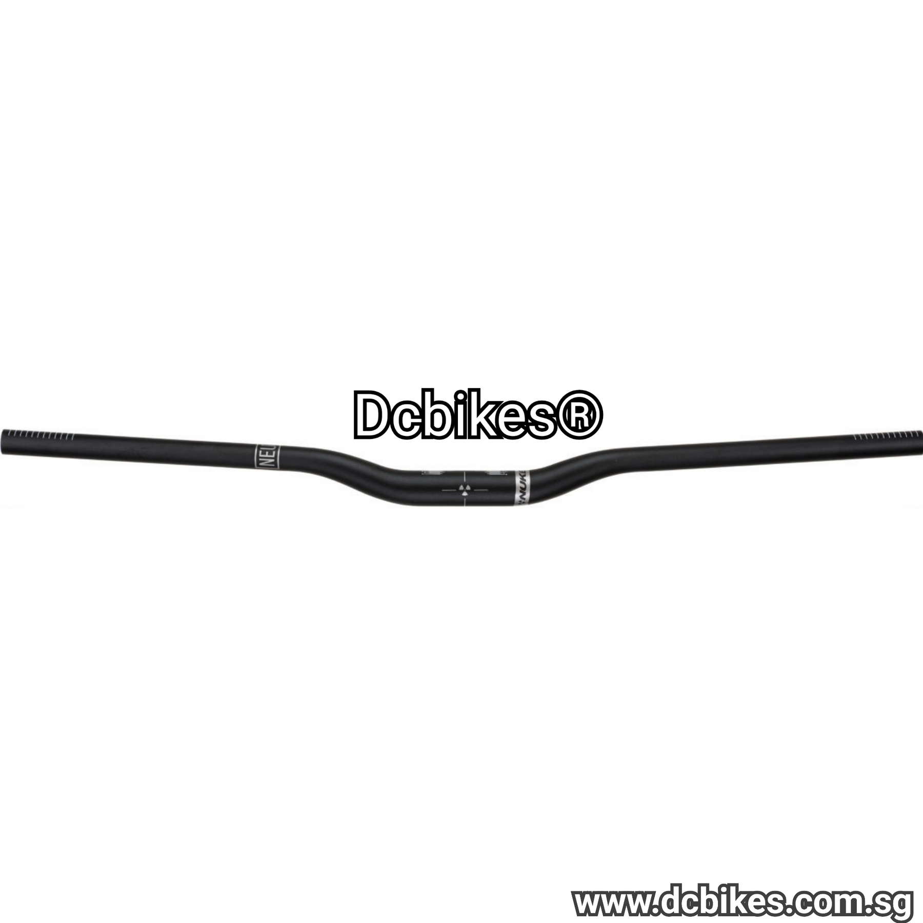 Nukeproof 800mm Neutron V2 Black 25mm 38mm Riser Handlebar 31.8mm Dcbikes