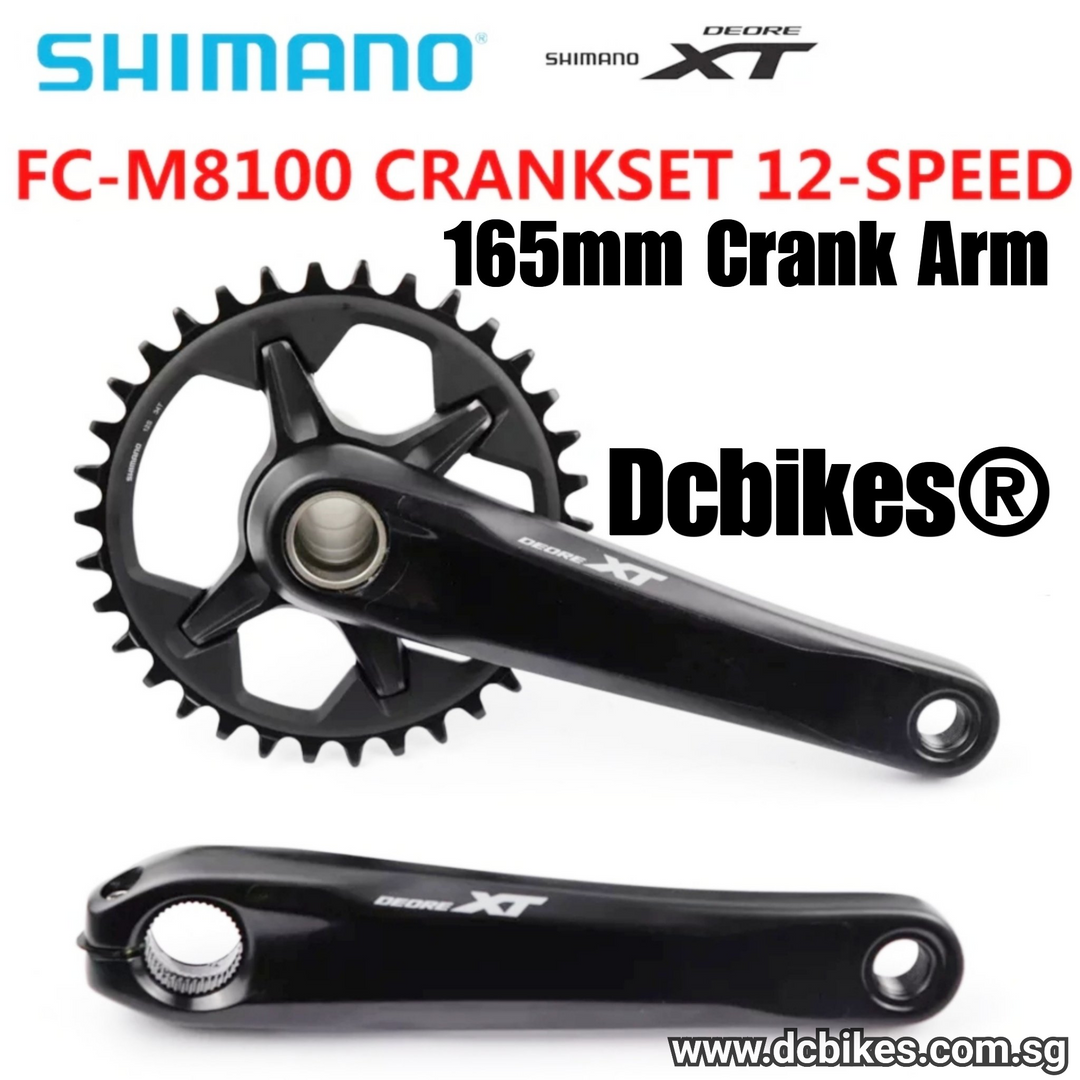 Shimano XT M8100 12 Speed 32T/34T MTB Crankset – Dcbikes