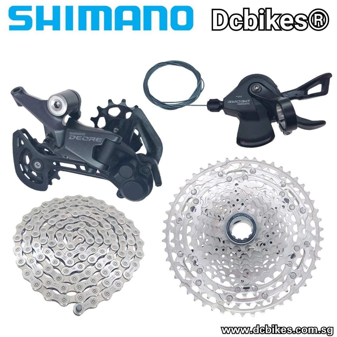 Shimano 11 Speed Deore M5100 Shifter + Rear Derailleur + 51T