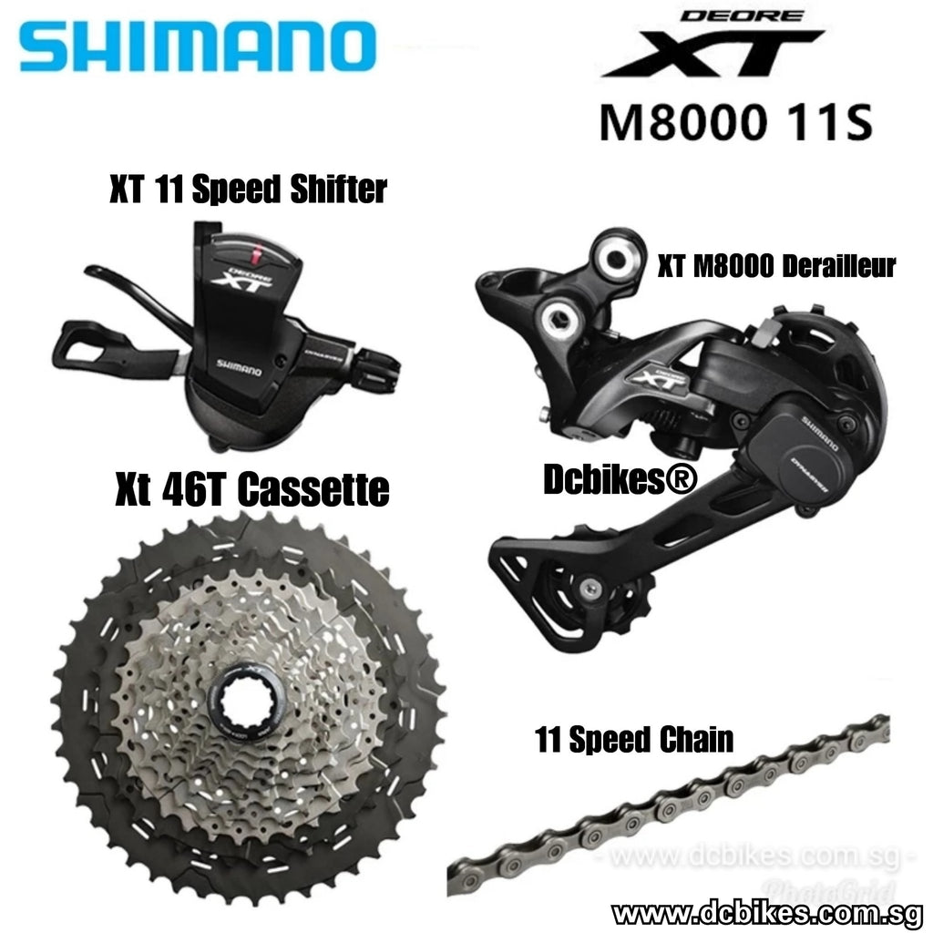 シマノ CS-M8000 11S 11-46T DEORE XT Shimano XT CS-M80001 Speed Cassette | Jenson USA