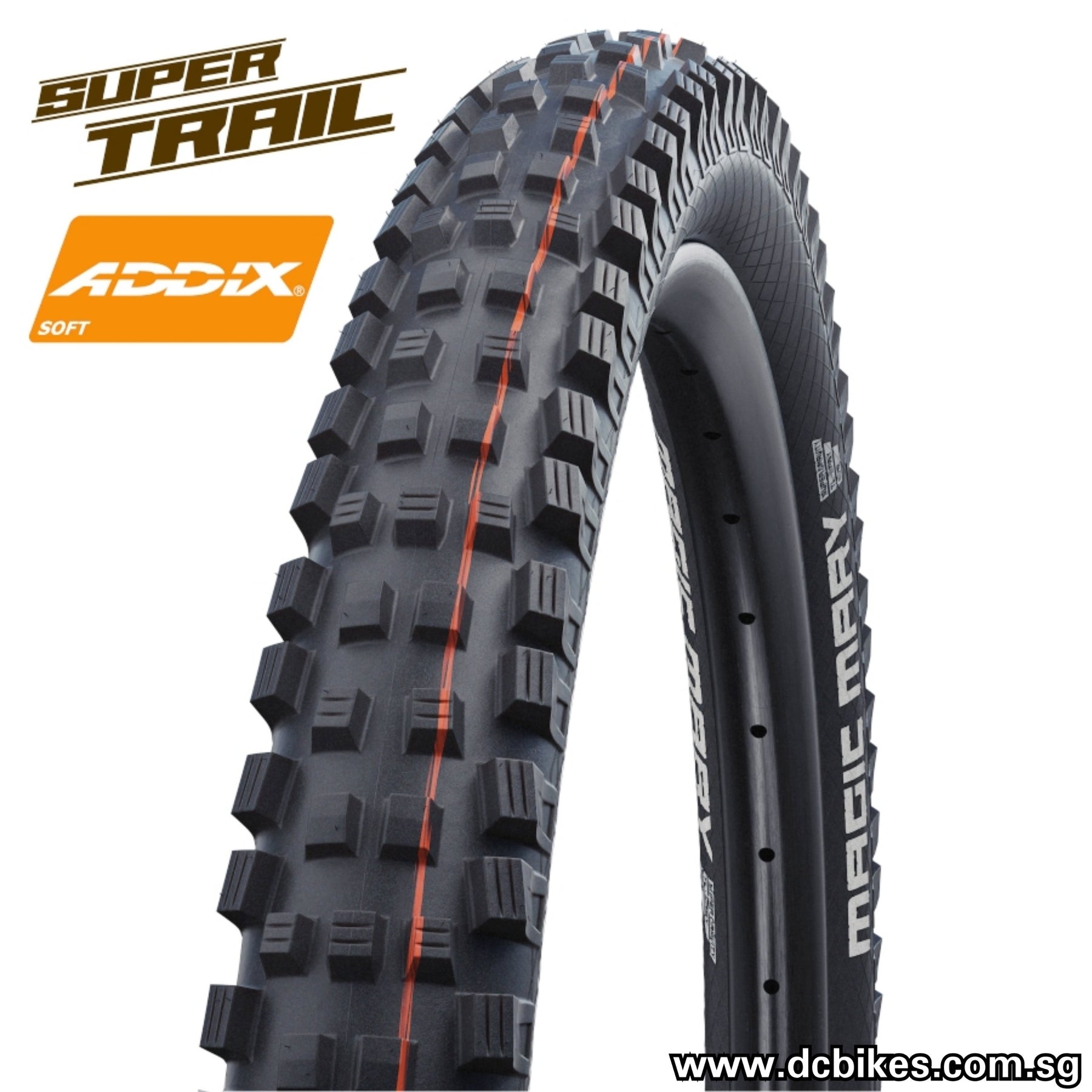 Schwalbe 29 X Magic Mary Super Trail ADDIX Boost MTB Tubeless Folding Tyre (1 Tire)