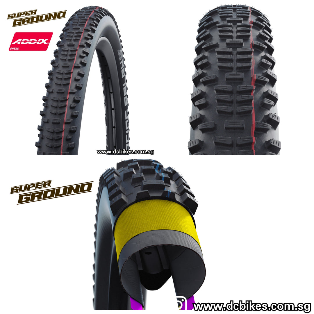 Schwalbe 27.5 X 2.25 Racing Ralph Super Ground MTB Tubeless