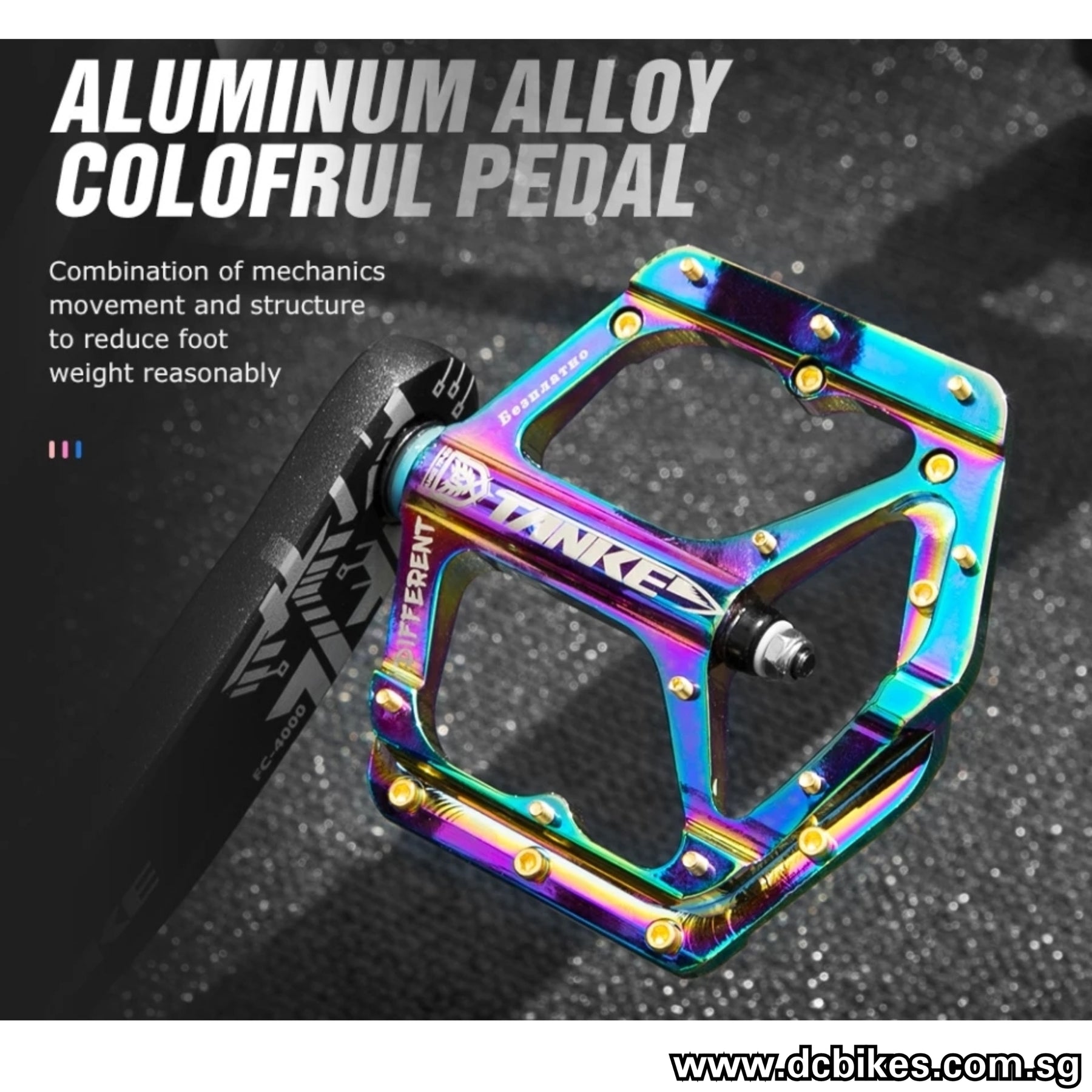 oil slick flat pedals Oil Slick TP-50 Aluminium MTB Lightweight Pedals – Dcbikes