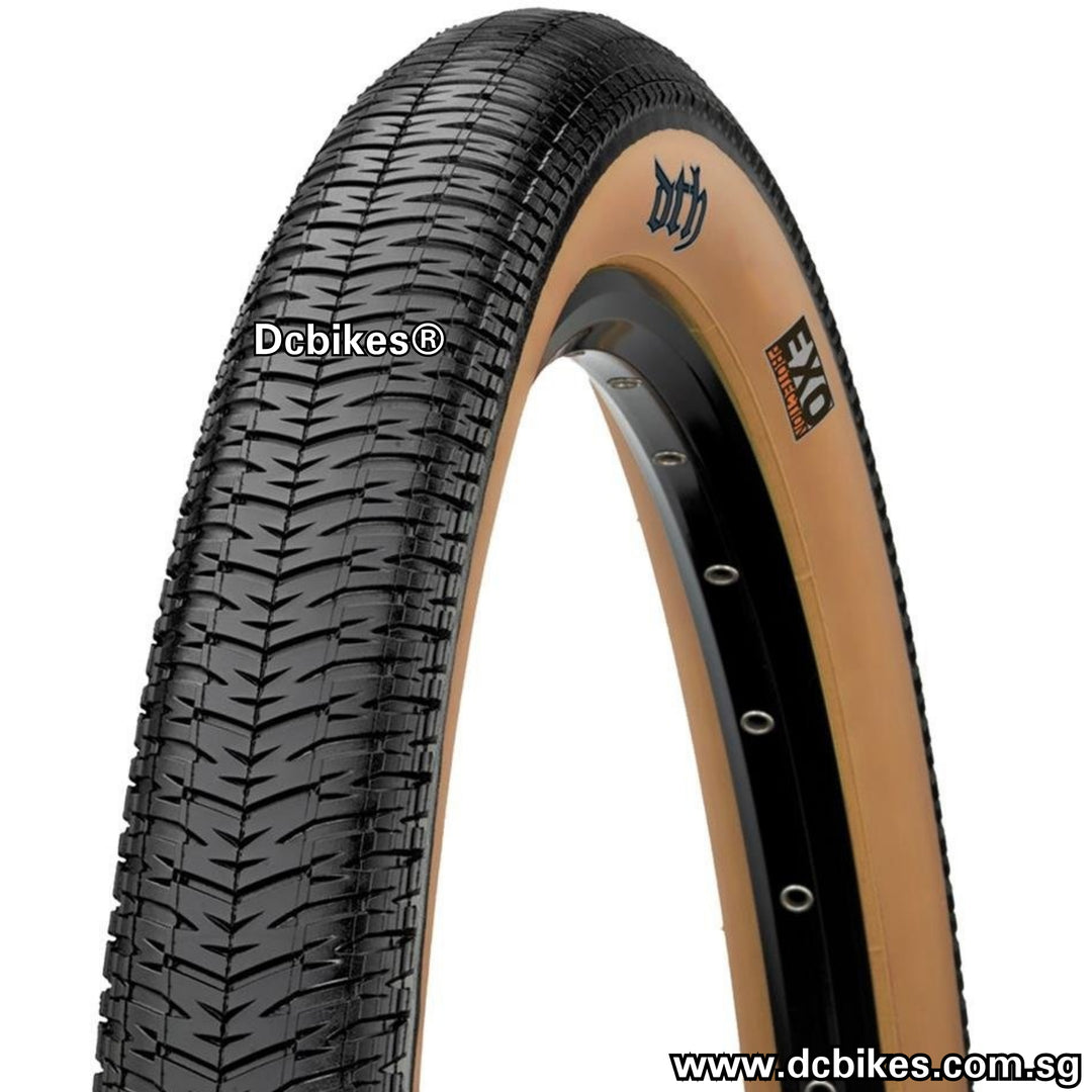 Maxxis 26 X 2.15 Folding DTH 26 X 2.3 Wired Black Brown Skinwall DTH T Dcbikes