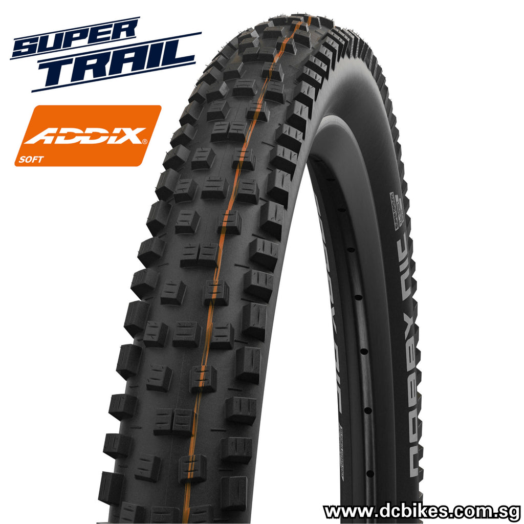 Schwalbe 29 X 2.4 Nobby Nic Addix Super Trail MTB Tubeless Folding