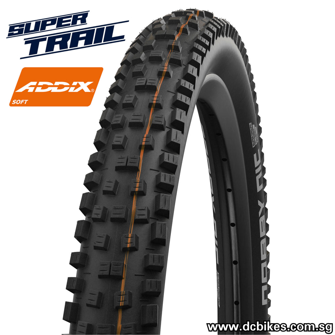 Schwalbe 29 X 2.4 Nobby Nic Addix Super Trail MTB Tubeless Folding