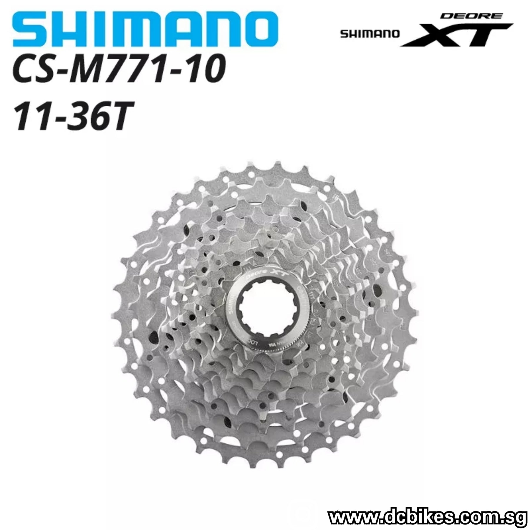 Shimano XT 10 Speed 11T 36T M771 MTB Cassette - Main Image