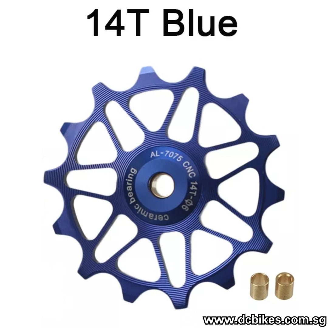 Extralite UltraPulley 12-12 Ultralight 12 Teeth Ceramic Jockey Wheels Sram Shimano Campagnolo - Foto 9