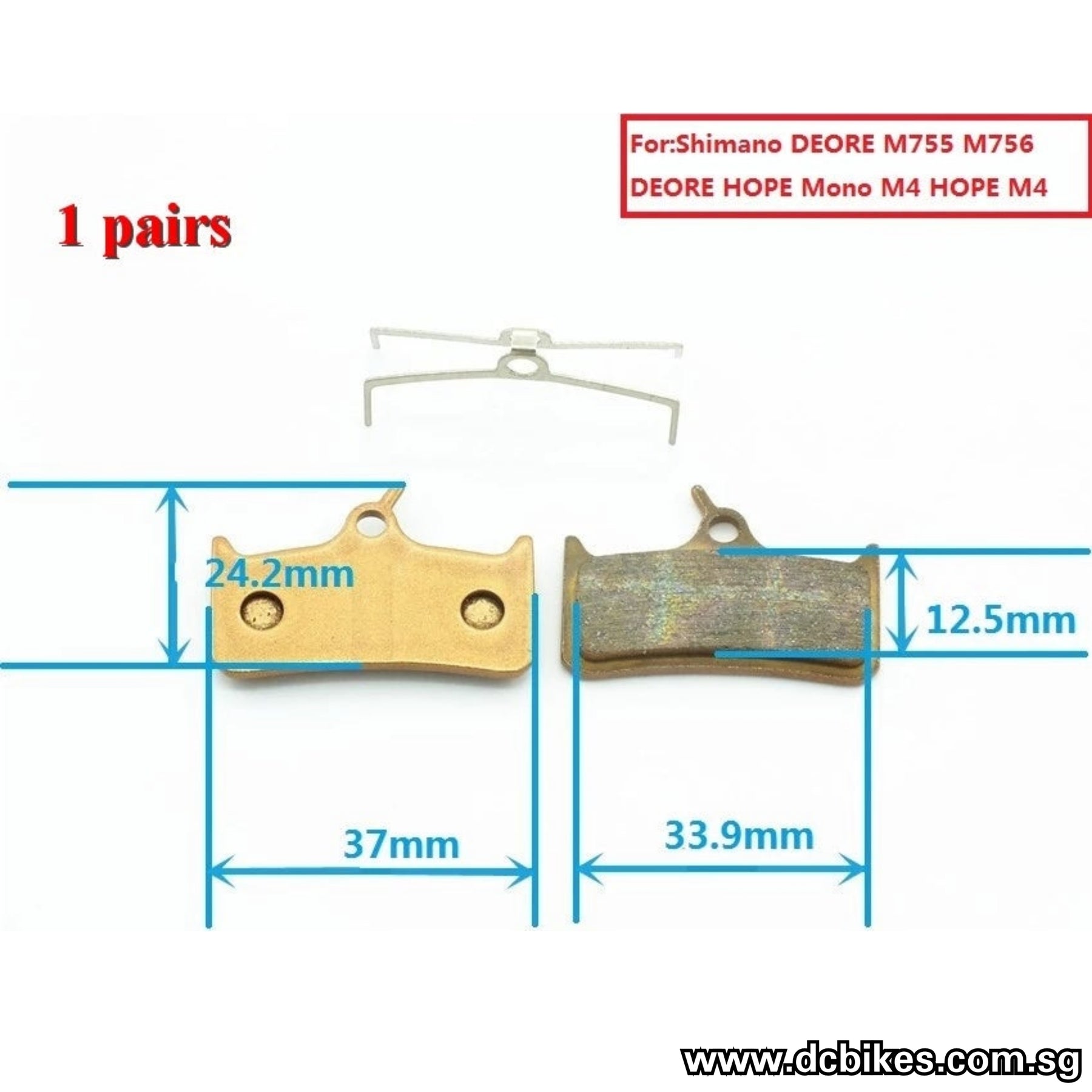 IIIPRO E4 Disco 4 Pistoni Multi-metallo Base In Rame Pastiglie Freno - Foto 14