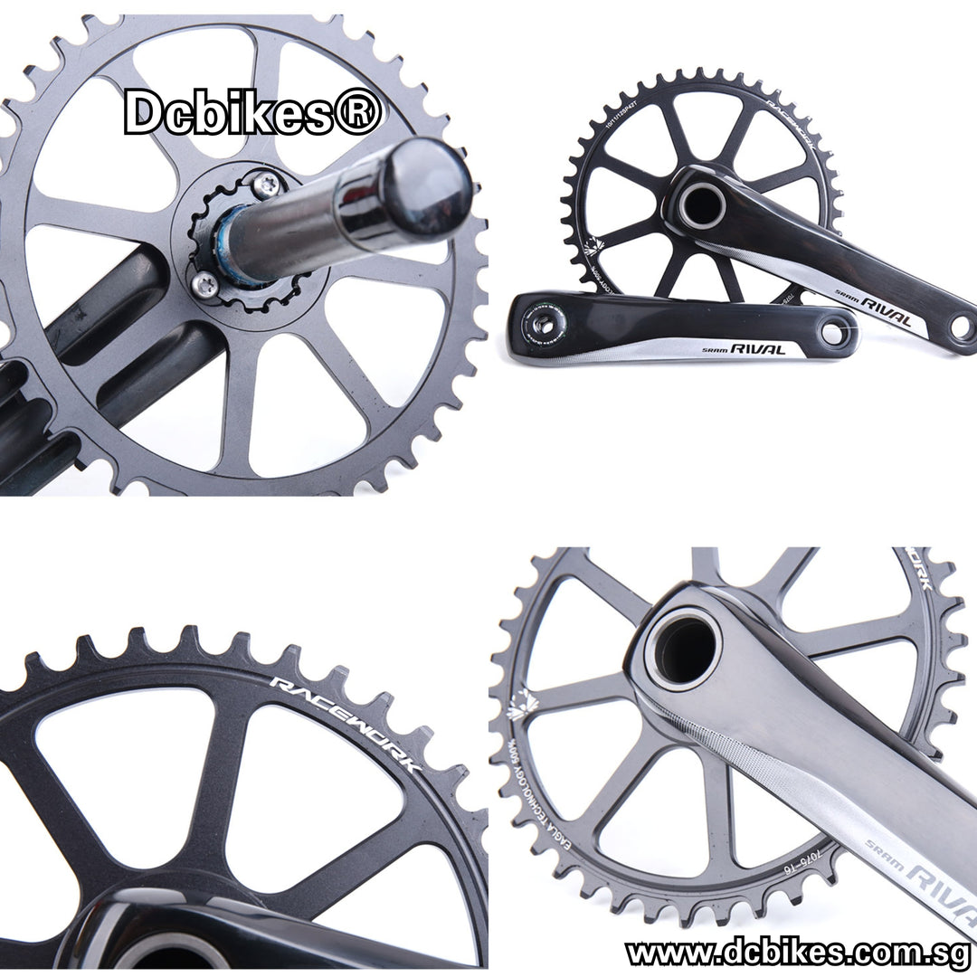 SRAM Rival CX1 11s セット Sram Rival 1 11 Speed X-Sync 40T 172.5mm GXP Crankset