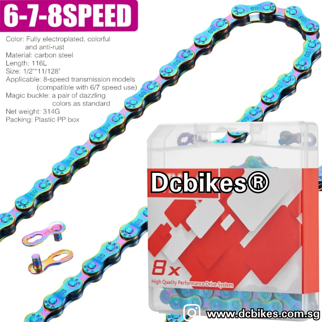 Mountain Bike Chain Oil Slick 11 Speed Chain KMC X11-SL DLC Chain