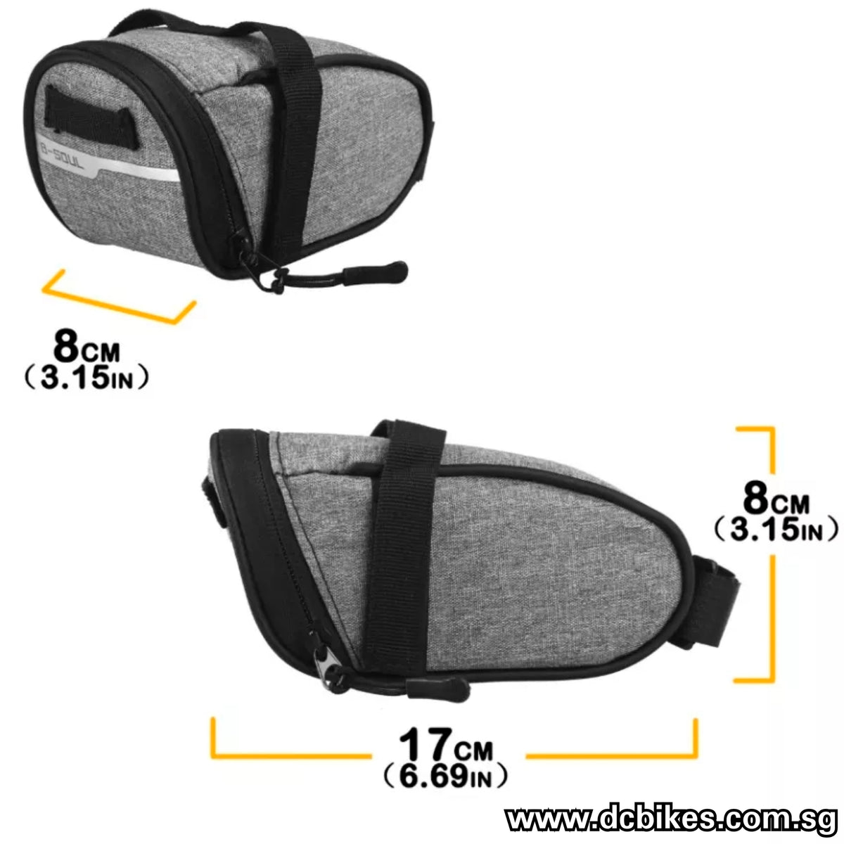Extra Storage Saddle Rear Seat Tail Pouch Bag – Dcbikes