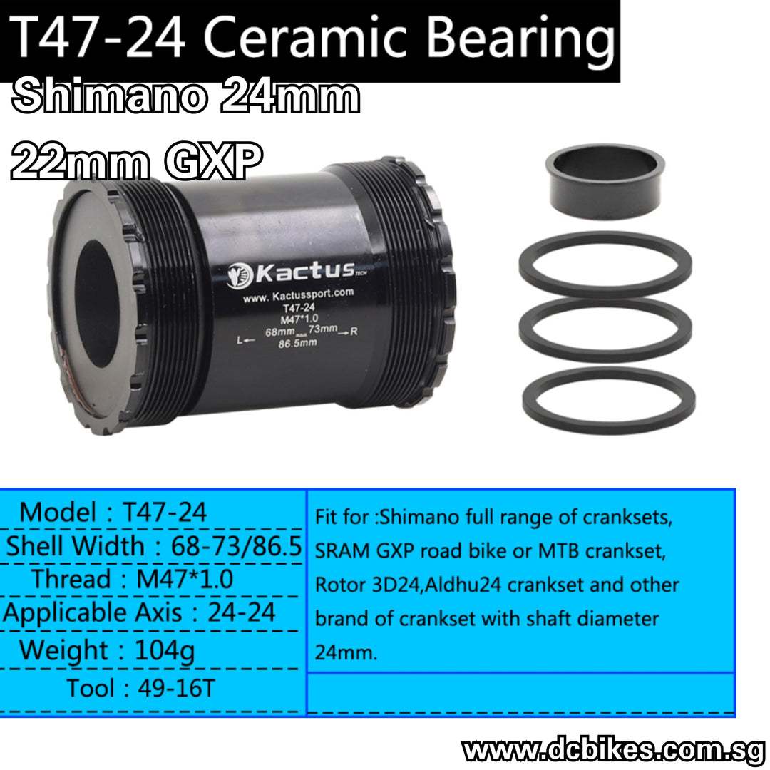 ceramicspeed T47 30mm BB レッド T47/68 Outboard 30mm Bottom Bracket