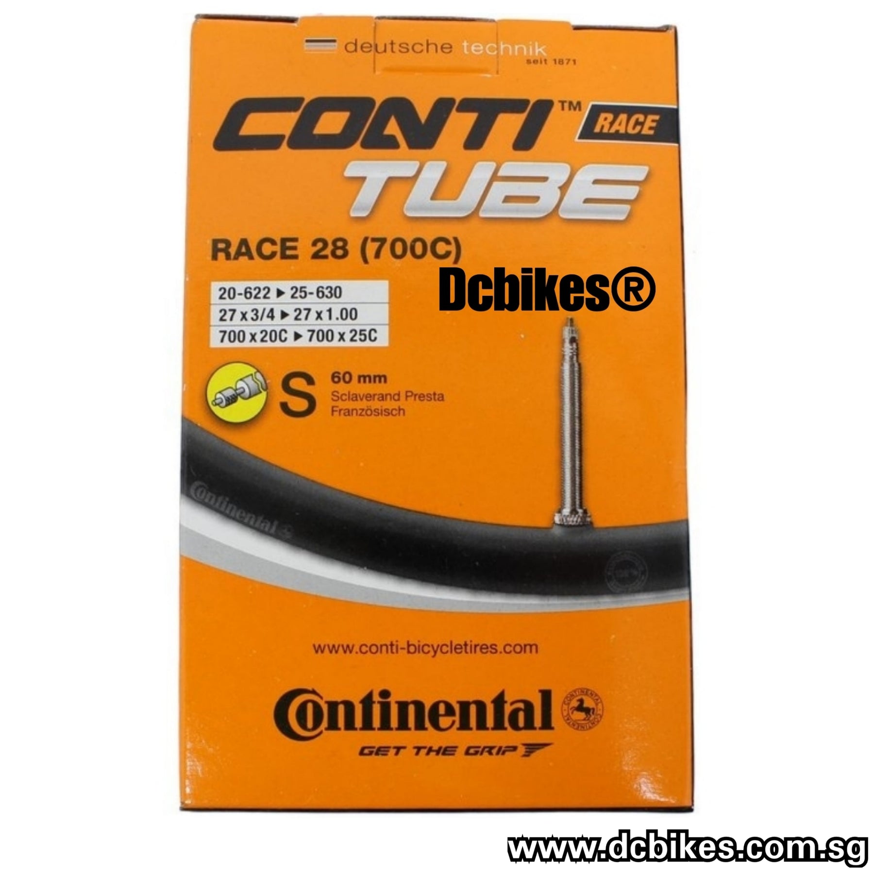 Continental Race – Lot De 3 Chambres à Air Vélo 700x20-25c – Valve Presta 80 Mm – Caoutchouc Butyle Continental Tube Continental Race – Lot De 3 Chambres à Air Vélo 700x20-25c – Valve Presta 80 Mm – Caoutchouc Butyle Continental Tube