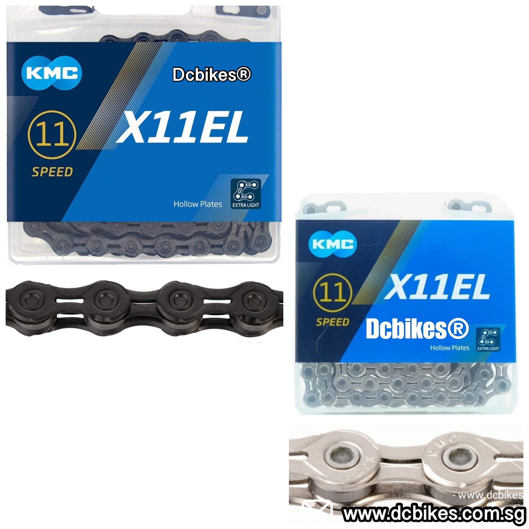 11 Speed Chain Gold KMC X11 Waxed Chain 11 Speed 118L Aurora