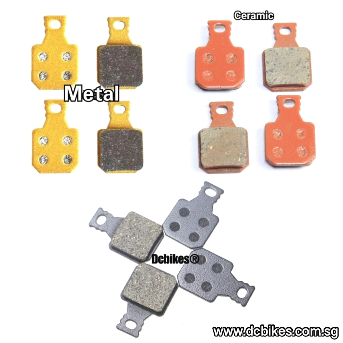 Semi-Metallic Disc Brake Pads For Magura MT1893, MT5, MT5e, MT5 ESTOP