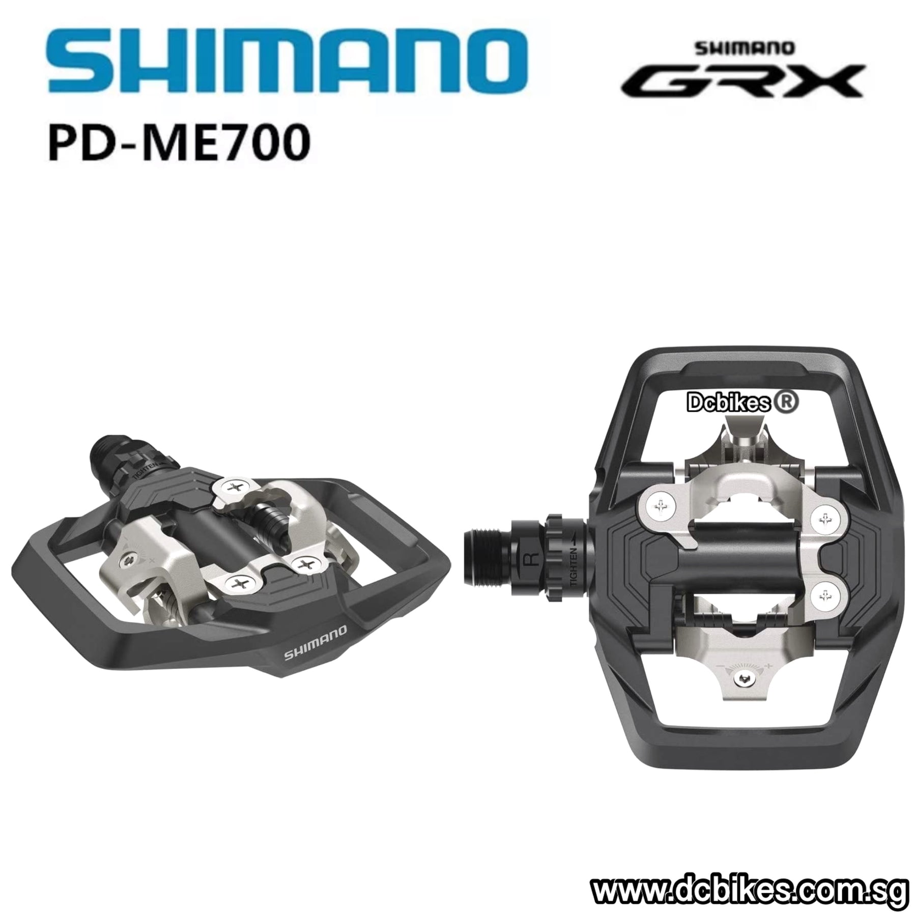 grx spd trail pedal Shimano GRX PD-ME700 Mountain Trail Bike SPD Pedals – Dcbikes