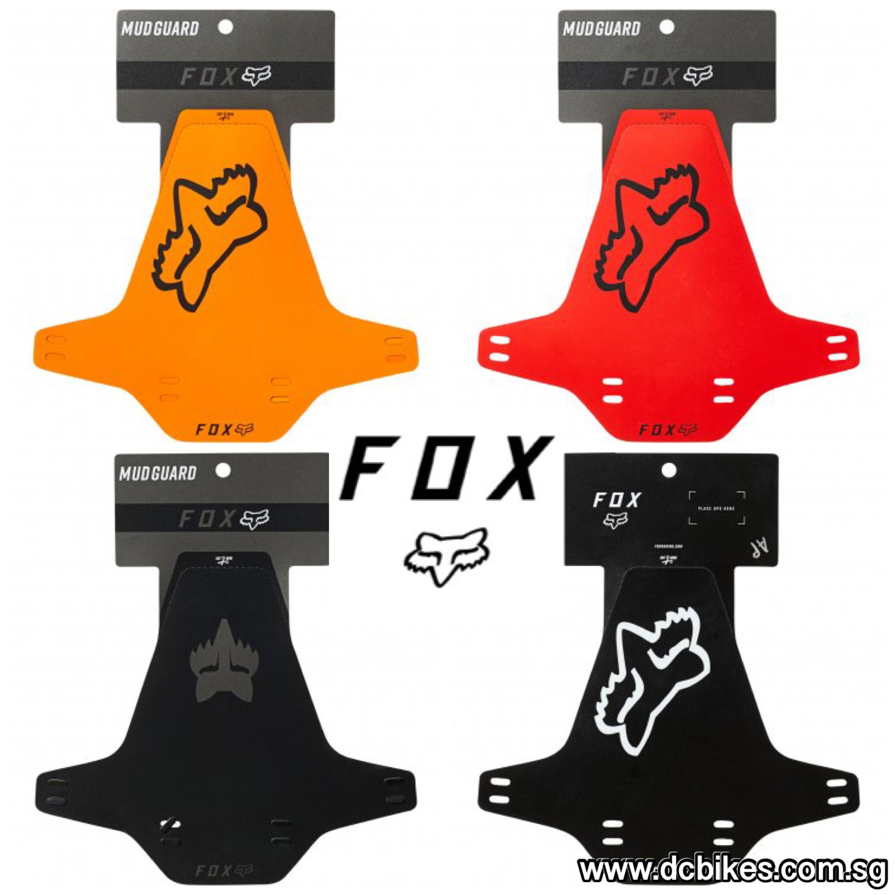 Genuine Fox Mud Guard Fender Dcbikes