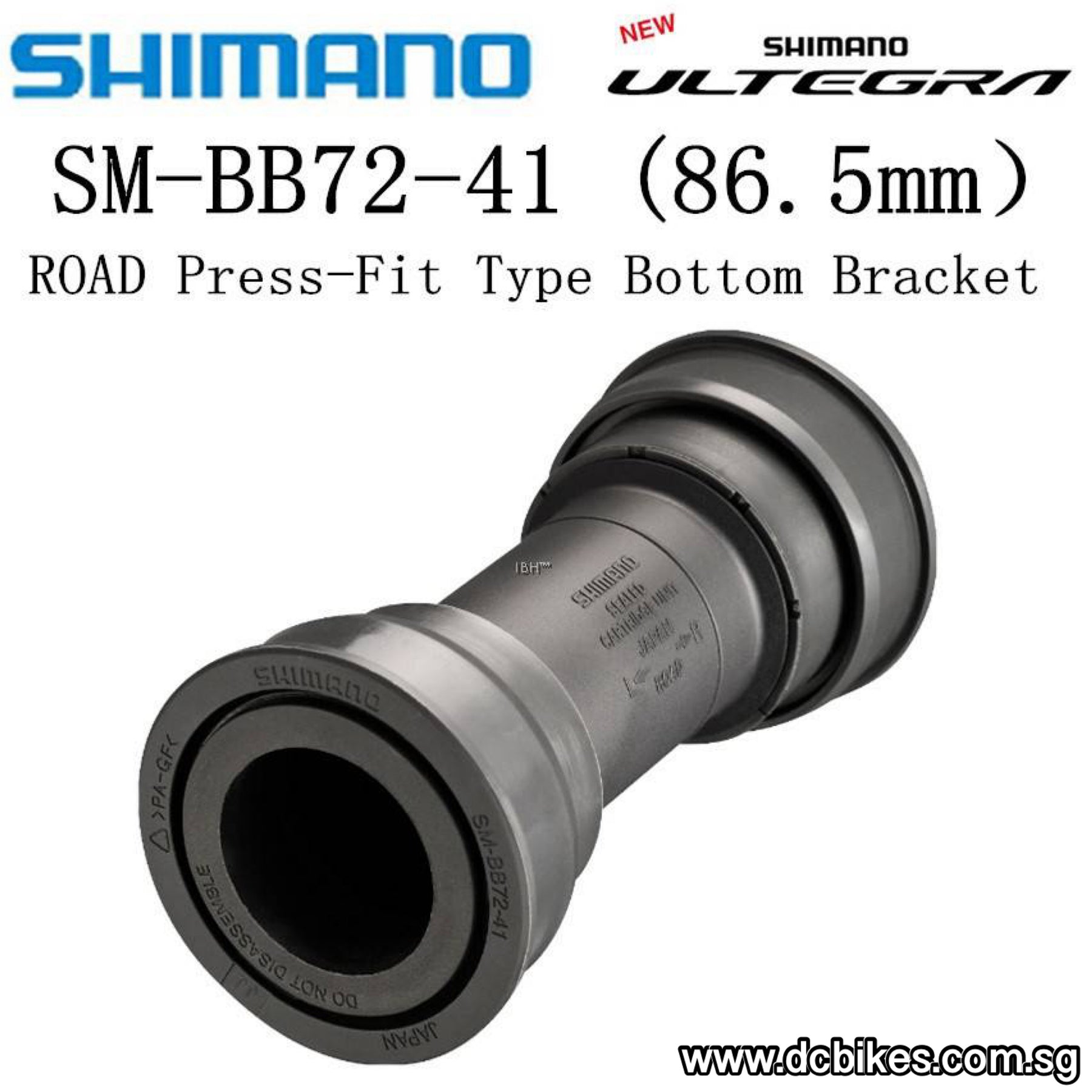 Shimano SM-BB71-41B Pressfit-Innenlager (Hollowtech II) // BB86 (Ultegra)
