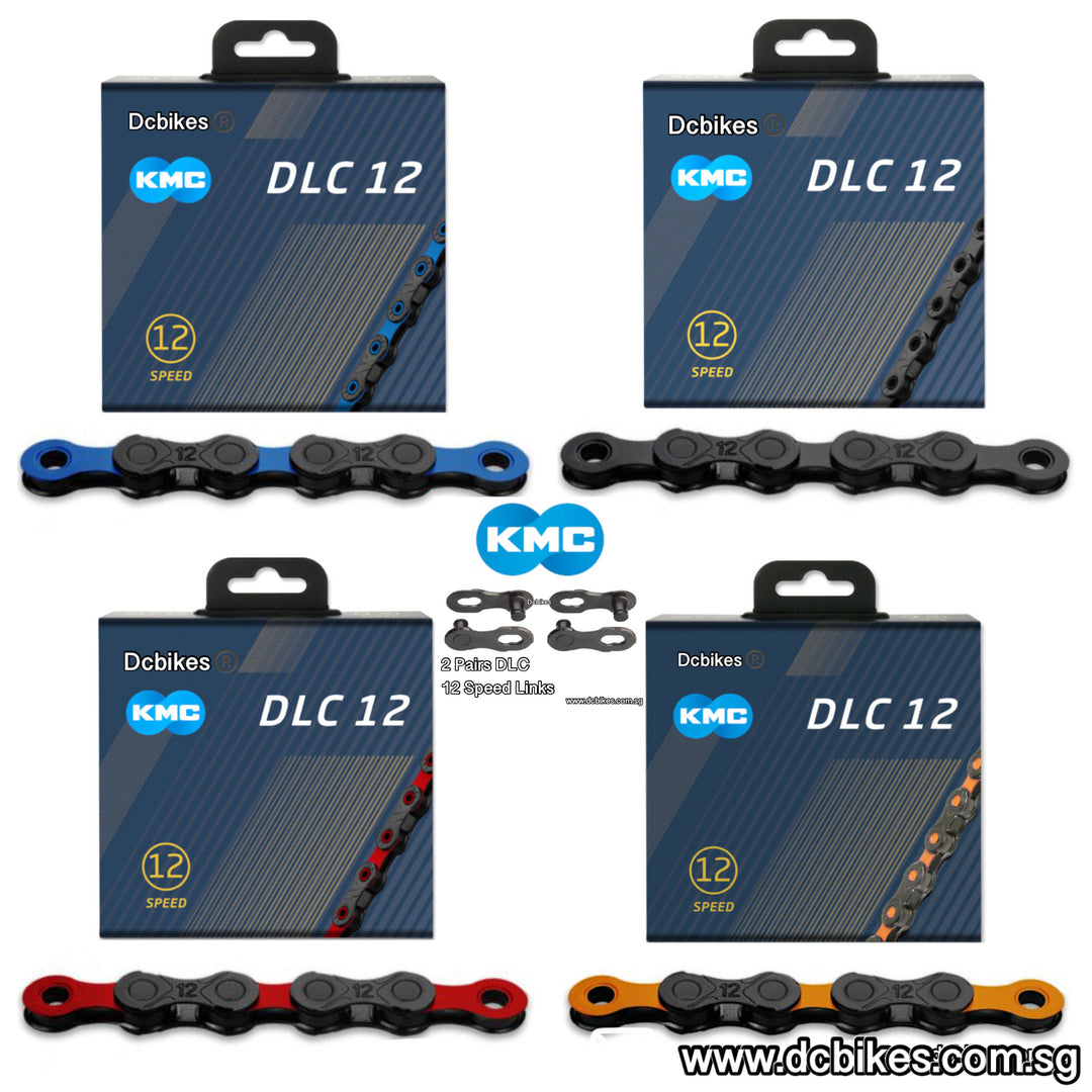 KMC X12 DLC Road MTB 12 Speed 126 Chain + Missing Link – Dcbikes