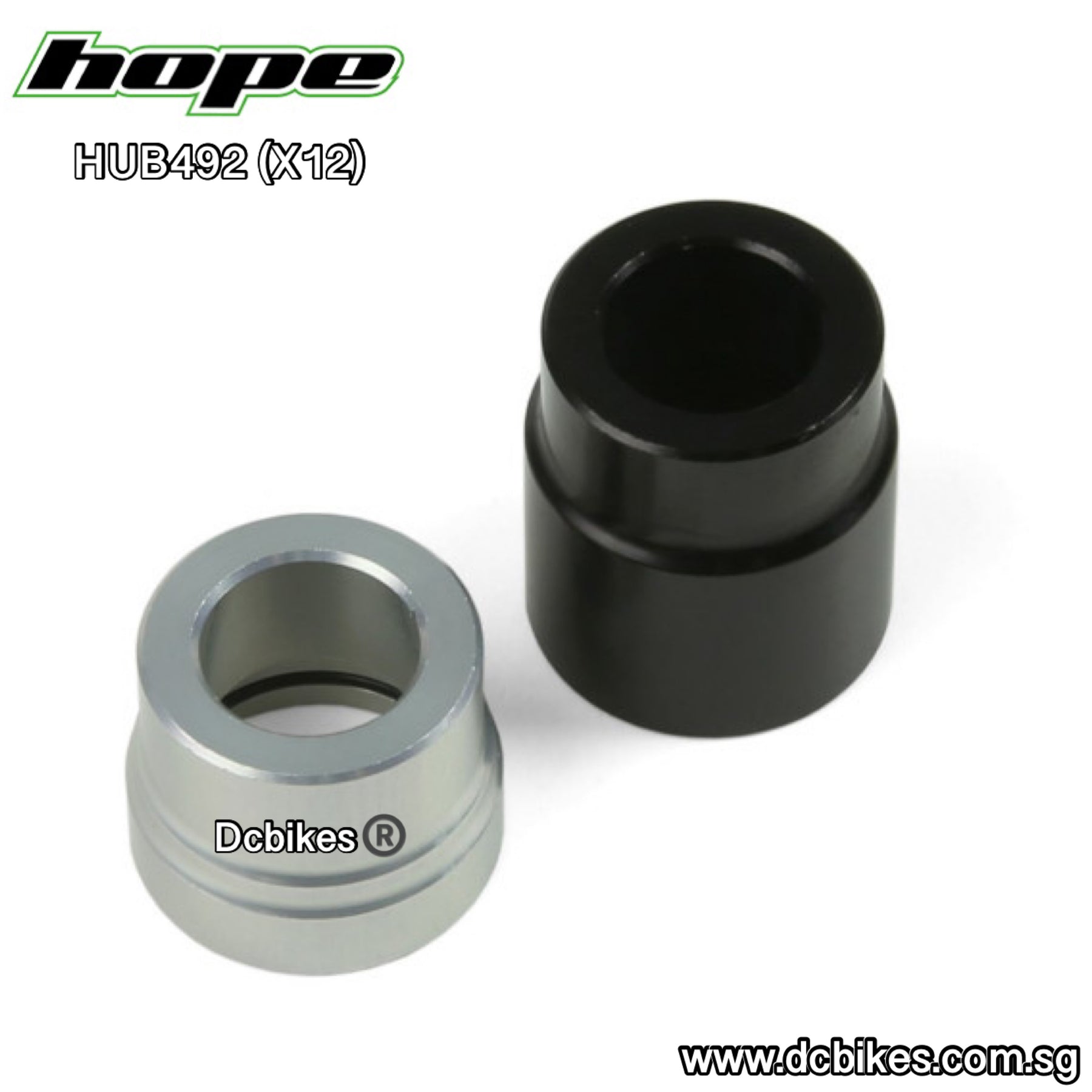Hope RS4 9mm Quick Release Thru Axle 12mm Rear Hub Conversion Adapters hope-rs4-9mm-quick-release-thru-axle-12mm-rear-hub-conversion-adapters