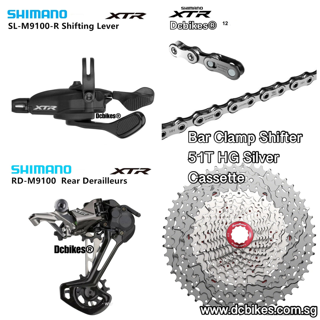Shimano XTR 1 X 12 Speed M9100 Derailleur + 12s Shifter + Chain +